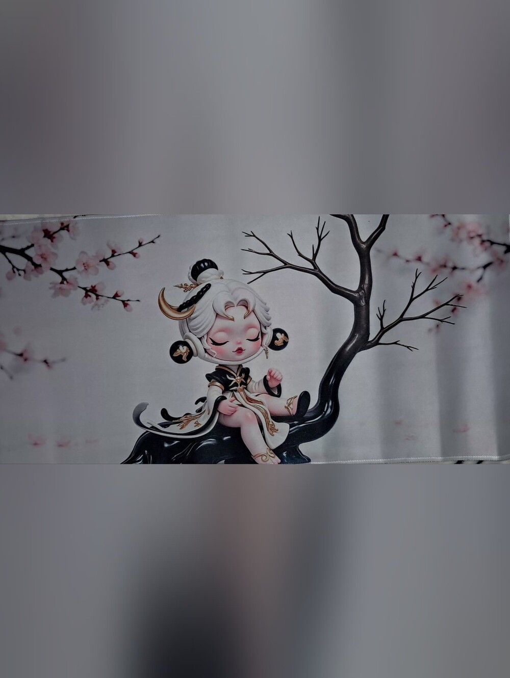 New! Skullpanda Computer Desk Mat 12"x24"